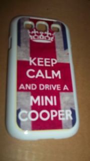 KEEP CALM AND DRIVE A MINI COOPER Samsung Galaxy S3 Cover CASE NEW IN