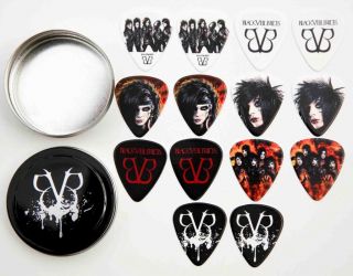 Black Veil Brides Tin of 14 Full Colour Premium Guitar Picks