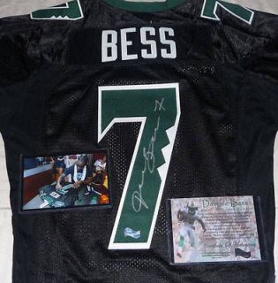 Davone Bess Autographed Game Cut UH Hawaii Warriors #7 Jersey