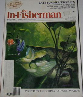 The In Fisherman #62 August/September 1985   Late Season Giant Muskies