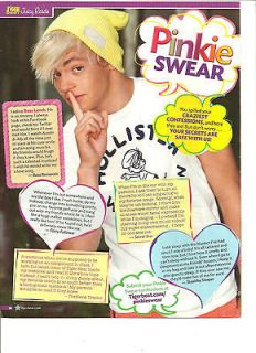 ross lynch full page pinup clipping  1
