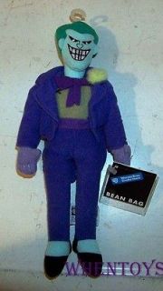 Joker Batman Comics Beanbag Plush Toy Cloth Doll Warner New With Tags