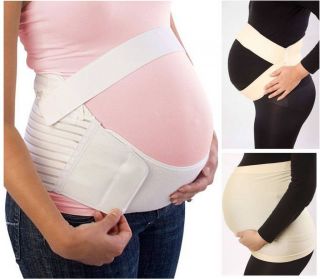 Sizes White Maternity Belly Band Cradle Back Abdomen Support Belt