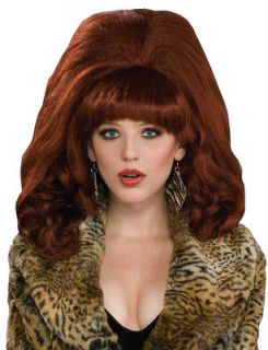 Big Red Auburn Peggy Bundy Beehive 50s 60s Women Costume Wig