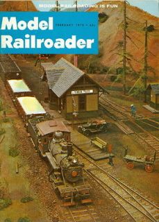 1970 Model Railroader Magazine Ben king timber station