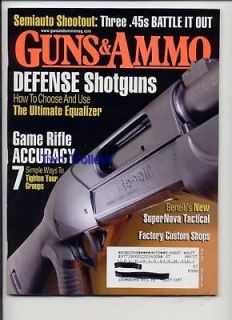 Guns & Ammo Sept 2006 45 Special Shotgun New Benelli