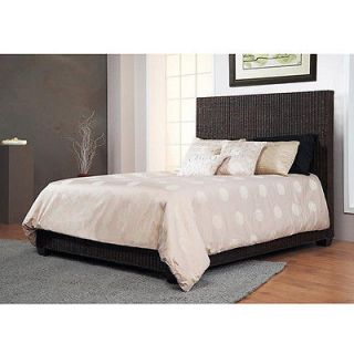 Natural Rattan King size Low Profile Bed   Calendra King Size Low