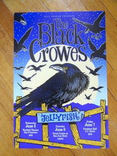 THE BLACK CROWES jellyfish warfield CONCERT POSTER 13x19