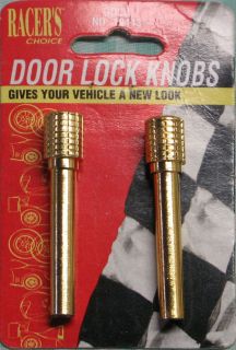 Racers Choice Door Lock Knobs, Gold (19443)