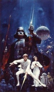 Star Wars giclee Force of Life, Power of Death 3/50 John Berkey Canvas