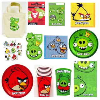 NEW ANGRY BIRDS BIRTHDAY PARTY SUPPLIES  MIX & MATCH