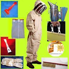 A1 Bee Tools Kit Suit+Gloves+Smoker+Hivetool+Brush+Capping Comb+Grip
