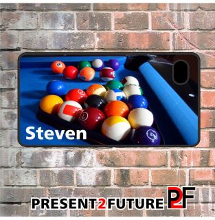 PERSONALISED POOL BALLS/ POOL TABLE iPHONE 4 / 4S HARD CASE/COVER