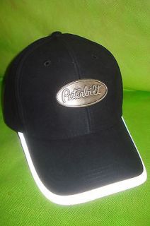 PETERBILT HAT Black Solid Cloth, Metal Peterbilt Logo *FREE