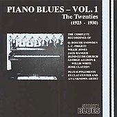 PIANO BLUES   VOLUME 2   THE THIRTIES 1930 1939 CD