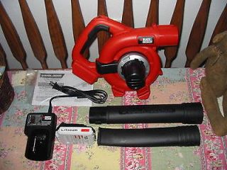 Newly listed Black and Decker 20V 20Volt Lithium Cordless Leaf Blower