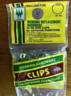 Lawn Furniture Webbing Replacement Hardware Repair Re Web Clips