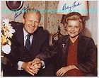 Jerry Ford and Betty Ford signed cards 1974