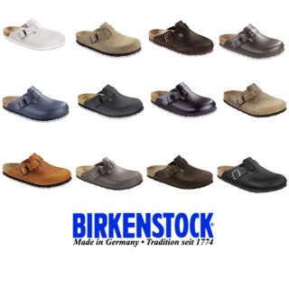 Birkenstock Boston Sandals 12 Colors NEW (Narrow & Regular) Leather