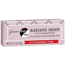 Black & White Bleaching Cream With Hydroquinone For Smooth Even
