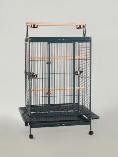 Parrot Bird Cage Extra Large Playtop 36Lx26Wx66H Macaw Cockatoo