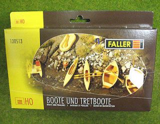FALLER ~ OO/HO Boats, Pedaloes, Rowing Boat, Dinghies, Canoes, Kits to