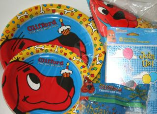 Clifford THE BIG RED DOG Birthday Party Supplies ~Pick & Buy Items You