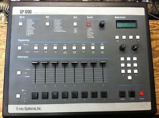 Emu SP1200 Sampling Drum Machine SP 1200 Black reissue e mu vintage