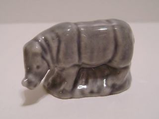 Rose Tea Blue Rhinoceros Whimsie * Noahs Ark Animal Series * Rhino