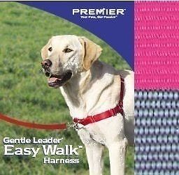 EASY WALK DOG HARNESS   NO PULL  RASPBERRY PINK, EXTRA LARGE