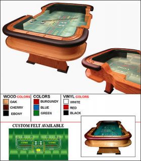 MADE IN US 8 foot Deluxe Real Casino Craps Dice table