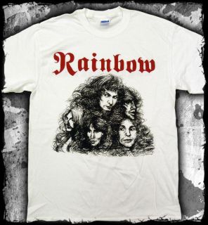 Rainbow   Long Live Rock & Roll dio t shirt   Official   FAST SHIP
