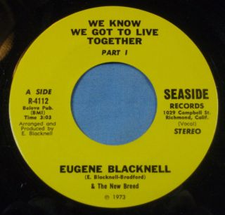 Eugene Blacknell  We Know We Got To Live Together