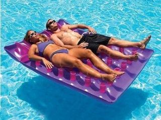 78 Inflatable Double Air Swimming Pool Mattress Float