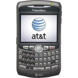 AT&T BlackBerry 8310 Curve Grey GPS QWERTY Smartphone No Contract Used