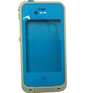 Blue Waterproof case Life protector for iphone4 & iphone 4s snow shock