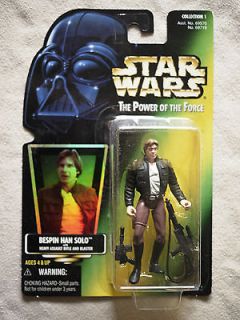 Star Wars POF Bespin Han Solo/rifle/bla ster figure/97 Collection 1
