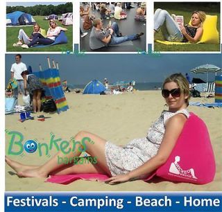 Camping Beach Festival Inflatable Blow Up Chair Mat Lounger Sit Lie