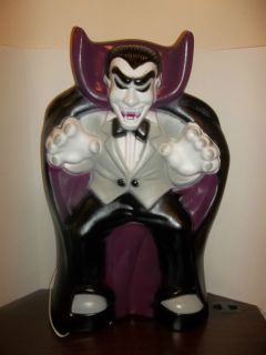 yard decoration count dracula vampire blow mold light up 36 new