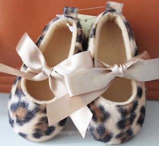 Newly listed Toddler Baby Leopard Cheetah Brown Crib Shoes 9 12Mts
