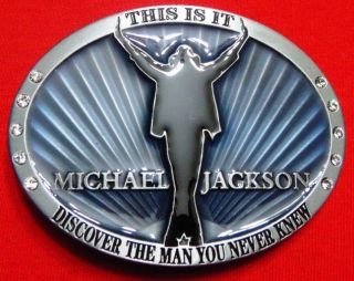 MICHAEL JACKSON THIS IS IT BELT BUCKLE   New
