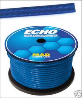 GAUGE 250 FEET SPEAKER WIRE OFC FOR HOME OR CAR AUDIO BLUE AND SILVER