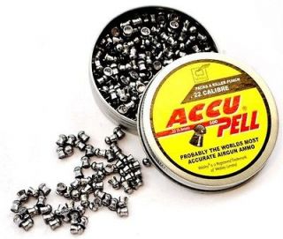 Webley Accupell .22 Air Gun Pellets x500 for Targets, FT and Hunting