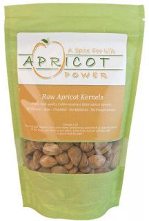 Raw Bitter Apricot Power Kernels Seeds 1/2 lb Bag Worldwide Shipping