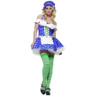 Blueberry Muffin Girl Adult Womens Sexy Country Halloween Costume