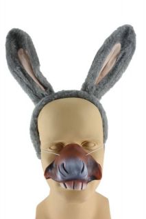 Democrat Donkey Costume Disguise Kit Ears Nose Donkey