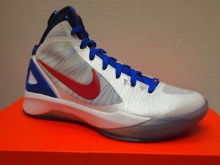 Mens Nike Zoom Hyperdunk 2011 PE Basketball Shoes White/Sport Red