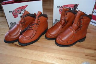 NEW 8 4429 6 4476 RED WING STEEL TOE WELDING WORK BOOT SAFTEY GUARD