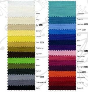 120 Round Dupioni Satin Wedding & Home Topper Tablecloth in 28 colors