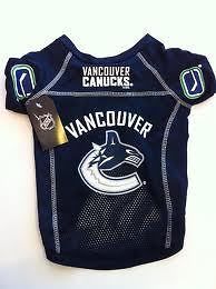Vancouver Canucks NHL Dog Pet Jerseys Scarfs all sizes